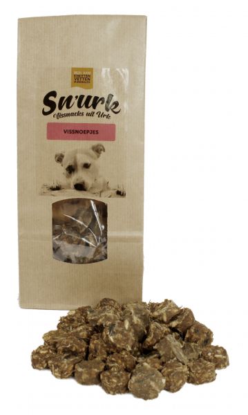 zalm snacks hond - snurk vissnacks - gedroogde vis hond – hondensnack – natuurlijke hondensnacks