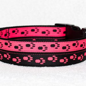 hondenhalsband roze - halsbanden hond handgemaakt - halsband roze – halsband hond roze
