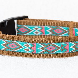 halsband beige - halsbanden hond handgemaakt – hondenhalsband – halsband hond - hondenhalsbanden