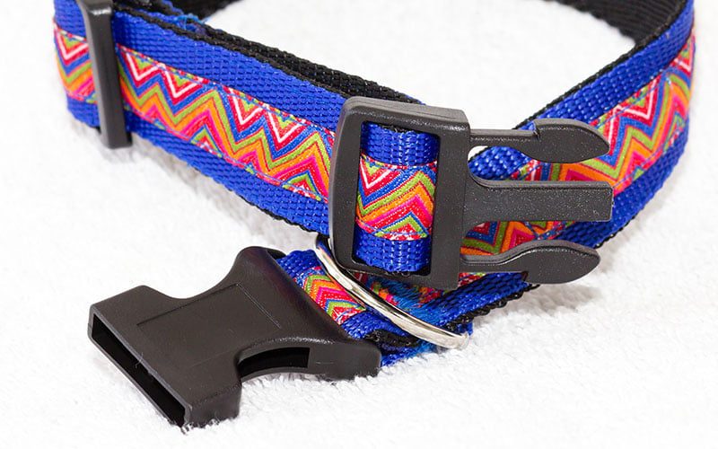 mooie hondenhalsband blauw - blauwe halsband - blauwe hondenhalsband - halsband hond blauw