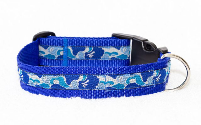 stoere hondenhalsband blauw – halsband blauw – honden halsband blauw – blauwe halsband