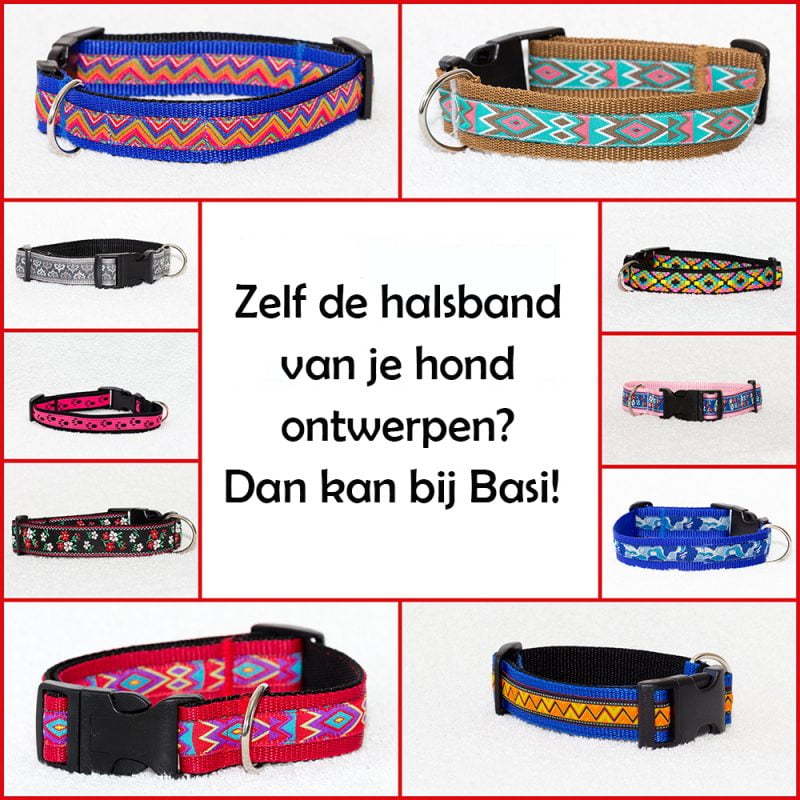 halsband hond zelf ontwerpen - hondenhalsband ontwerpen – handgemaakte halsband ontwerpen