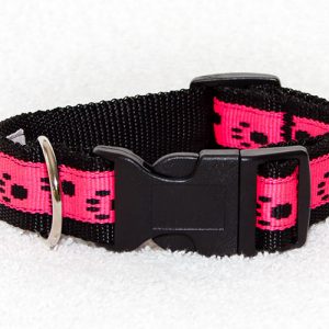 mooie roze halsbanden - halsbanden hond handgemaakt – handgemaakte hondenhalsbanden