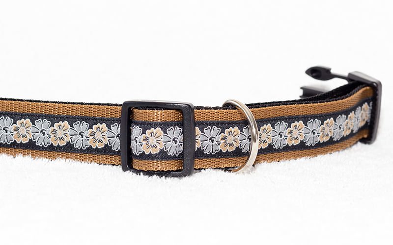 Regazi halsband camel-beige gekleurd 2,5 cm - Afbeelding 4
