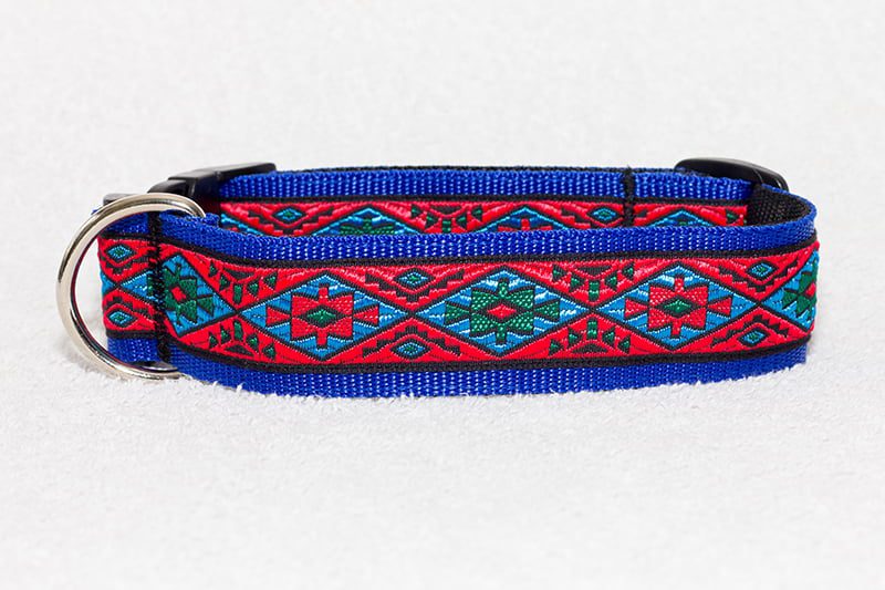 stoere brede halsband hond - halsbanden hond handgemaakt - nylon halsband - hondenhalsband