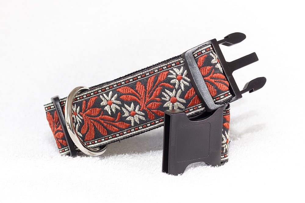 Unieke brede halsband hond - halsbanden hond handgemaakt – halsband hond – hondenhalsband