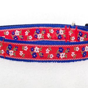 rode halsband hond - halsbanden hond handgemaakt – hondenhalsband - hondenhalsbanden