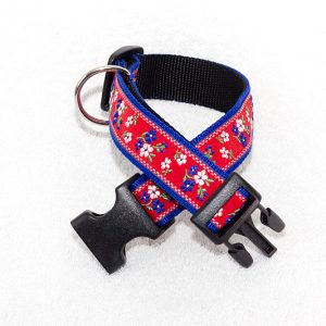 rode halsband hond - halsbanden hond handgemaakt – hondenhalsband - hondenhalsbanden