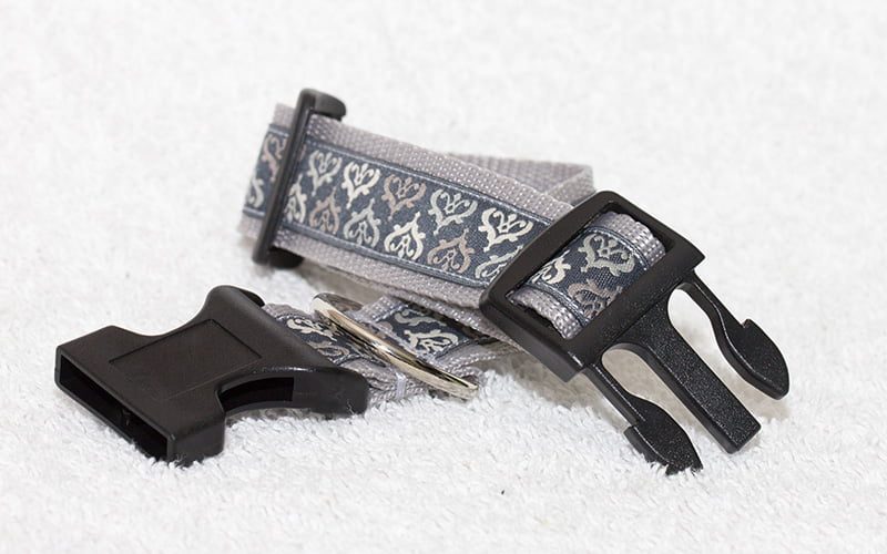 Regazi halsband grijs modern 2,5 cm - Afbeelding 5