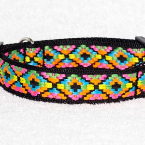vrolijke halsband hond - halsbanden hond handgemaakt – handgemaakte hondenhalsbanden