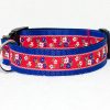 rode halsband hond handgemaakt - halsbanden hond – halsband hond – hondenhalsbanden