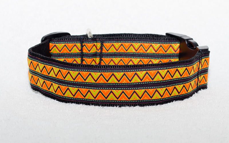 oranje halsband hond - halsbanden hond – halsband hond – hondenhalsbanden