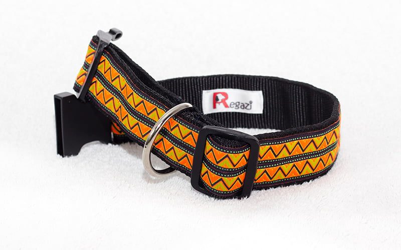 oranje halsband hond - halsbanden hond – halsband hond – hondenhalsbanden