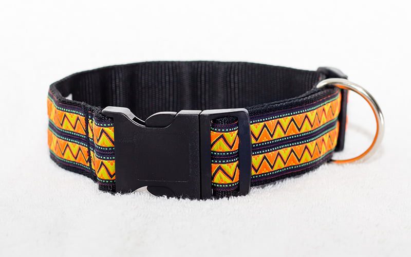 oranje halsband hond - halsbanden hond – halsband hond – hondenhalsbanden