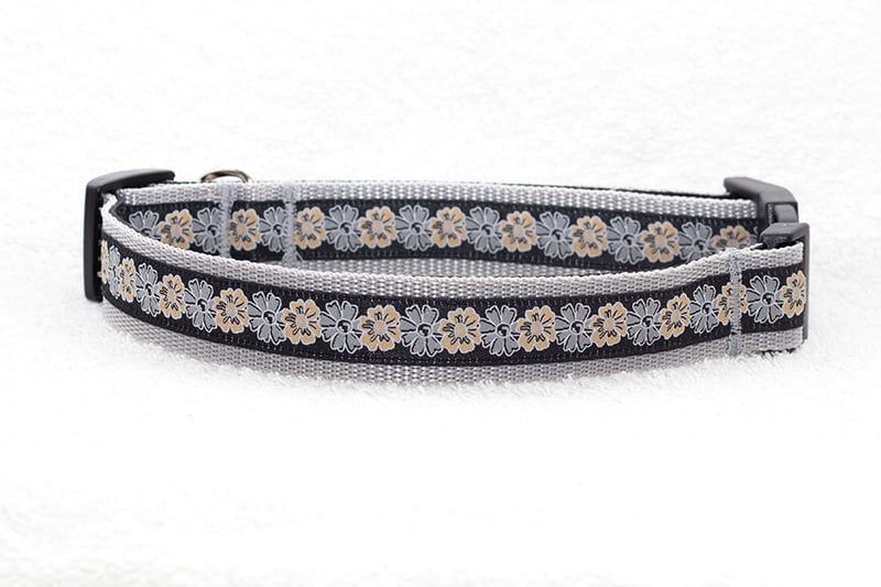 grijze halsband hond - halsbanden hond – hondenhalsband – hondenhalsbanden