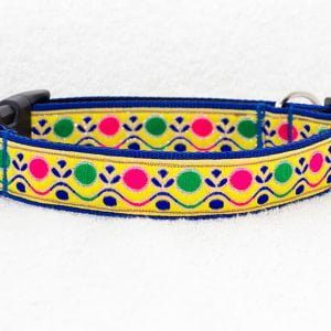 gekleurde halsband hond - hondenhalsband - hondenhalsbanden – handgemaakte halsbanden