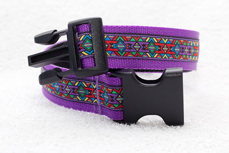 halsband hond paars - halsbanden hond – hondenhalsband – hondenhalsbanden