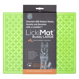 lickimat buddy - voermat hond - lickimat kopen - lickimat puzzel – anti schrok voerbak