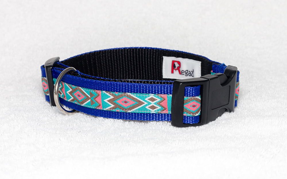 leuke hondenhalsband blauw - hondenhalsbanden – halsbanden hond – honden halsband