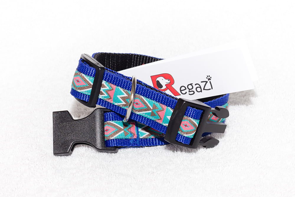 leuke hondenhalsband blauw - hondenhalsbanden – halsbanden hond – honden halsband