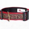 rode hondenhalsband nylon - vrolijke halsbanden handgemaakt – halsband hond – honden halsband