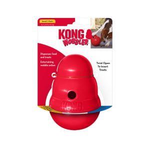 hondenpuzzel Kong wobbler - honden puzzel - denkspellen hond – mentale spellen hond