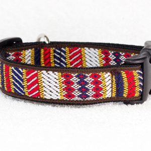 nylon hondenhalsband gekleurd - halsbanden handgemaakt – halsband hond - hondenhalsbanden