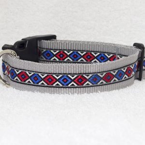 halsband grijs - honden halsband - halsbanden - hondenhalsband - hondenhalsbanden
