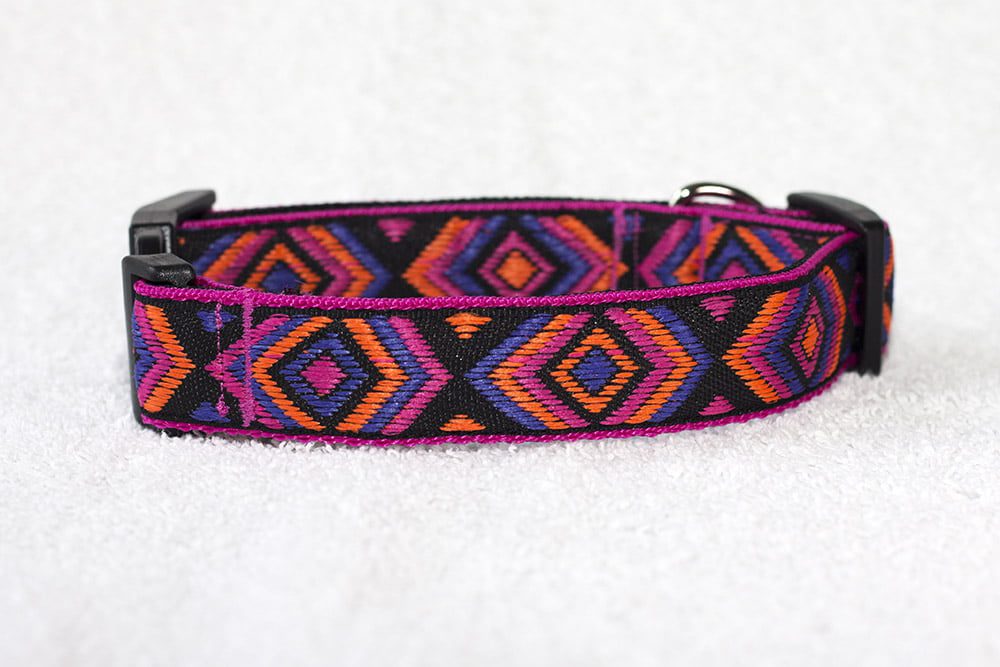 hondenhalsband roze paars - halsbanden - halsband hond – hondenhalsband – honden halsband