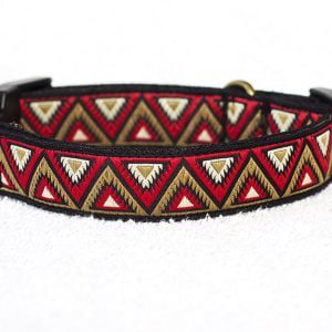 hondenhalsband rood goud - halsbanden – honden halsband - hondenhalsbanden - halsband hond