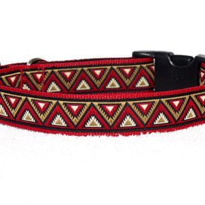 unieke hondenhalsband rood - honden halsband - halsbanden - hondenhalsband - halsband hond
