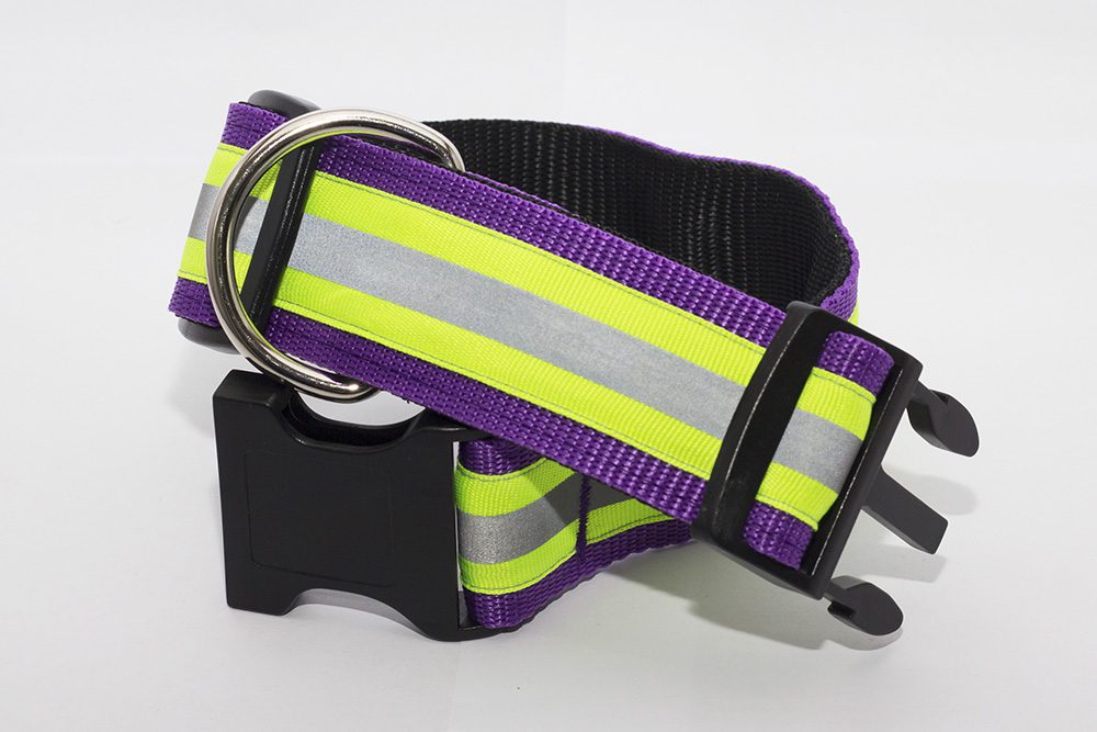 reflecterende hondenhalsband - reflecterende halsband - halsband reflectie